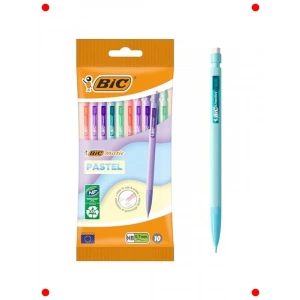 Pastel Mekanik Kalem Seti - 0.7 mm, 10 Adet, Silinebilir