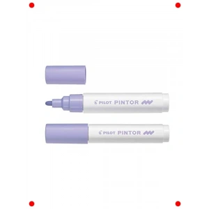 Pastel Mor Orta Uçlu Çok Yüzeyli Kalem