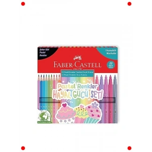 Pastel Renkler Hayal Gücü Boyama Seti