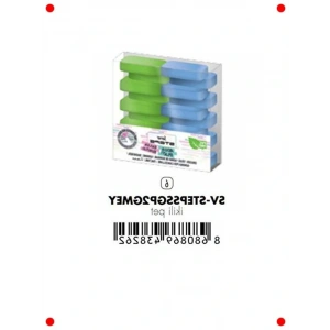 Pastel Renkli Adım Silgi Seti (2 Adet)