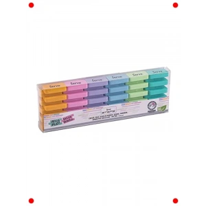 Pastel Renkli Silgi Seti - 6 Adet