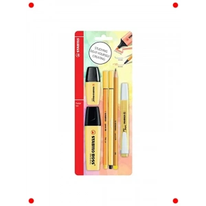 Pastel Sarı Fosforlu Kalem Seti (6lı)