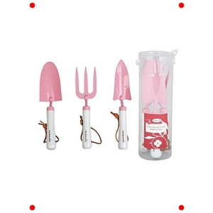 Pembe Bahçe El Aletleri Seti - 3 Parça