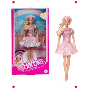 Pembe Bereli Şık Bebek Figürü