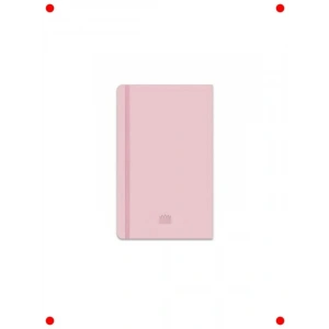 Pembe Kareli Ciltli Defter, 96 Yaprak