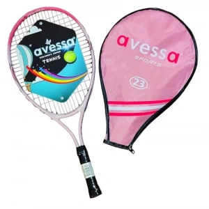 Pembe Renk ve Hafif Tasarıma Sahip Tenis Raketi