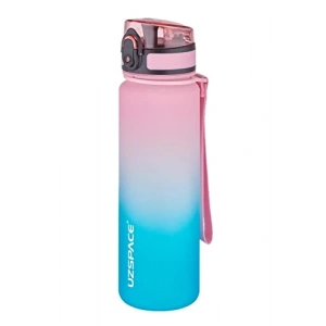 Pembe-Yeşil Çift Renk Softtouch 500ml Su Matarası