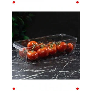 PET Orta Boy Buzdolabı Düzenleyici Saklama Kutusu