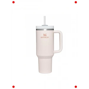 Pipetli Termos Bardak, 1.18 L, Pembe Kuvars