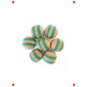 Pofuduk Top Kedi & Köpek Oyuncağı - Doğa Dostu Pamuklu