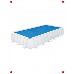 Polietilen Köşeli Solar Havuz Örtüsü 703x336 cm