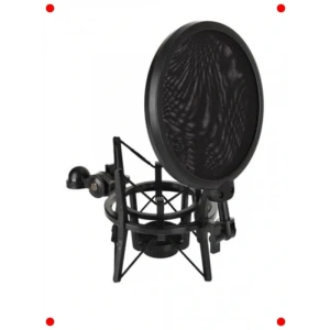 Pop Filtreli Mikrofon Şok Montajı