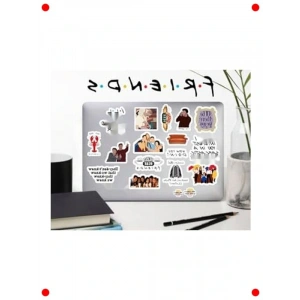 Popüler Dizi Temalı Sticker Seti - Ajanda & Kolaj İçin