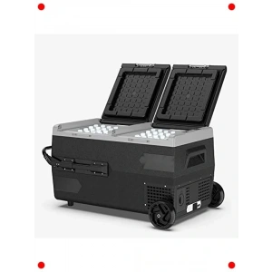 Portatif Akülü Oto Buzdolabı - 75L Çift Bölmeli