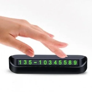 Pratik Tasarımlı Fosforlu Araç Park Numaratörü, Açılır-Kapanır Model