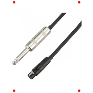 Premium 4-Pin Mini XLR Gitar Kablosu - 1 Metre