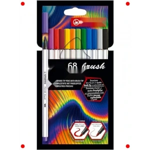 Premium Fırça Uçlu Keçeli Kalem Seti 12li