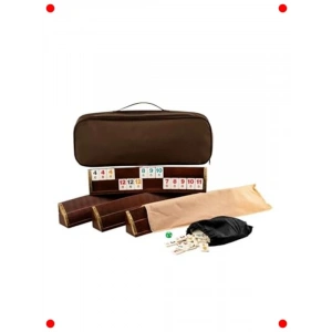 Premium Oval Ahşap Okey Takımı