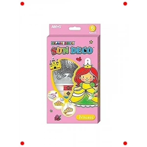 Prenses Temalı Cam Boyama Seti - 6 Renk