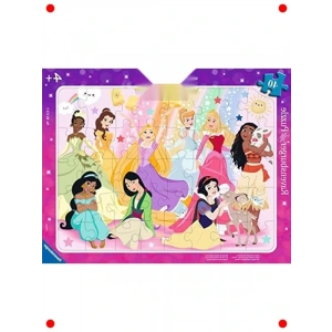 Prensesler Temalı 40 Parça Çocuk Yapbozu