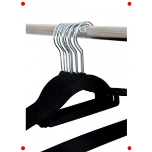 Preum Kadife Kaymaz Kıyafet Askısı - 10 Adet