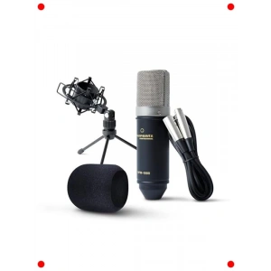 Profesyonel Kondenser Stüdyo Mikrofonu + Stand