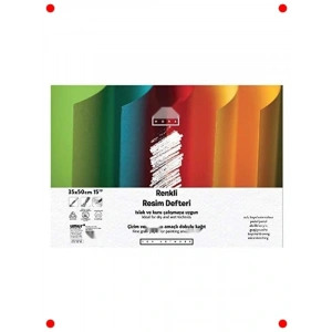 Profesyonel Renkli Resim Defteri (35x50 cm)
