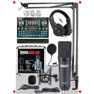 Profesyonel Stüdyo Kayıt Seti: Mikrofon ve Ses Kartı