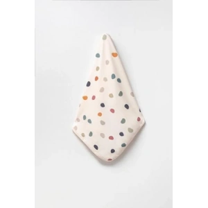 Puantiyeli Çift Katlı Bebek Battaniyesi, %100 Pamuklu