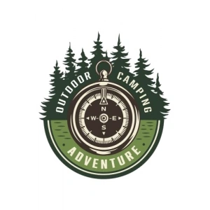 Pusula Tasarımlı Off Road Sticker, 14 x 13 cm Boyutunda