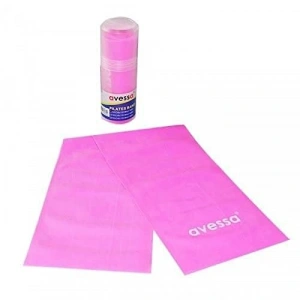 PVC Tüpte Dayanıklı Pembe Renk Pilates Bandı