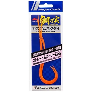 Red Back Single Curly Tai Rubber Nectie TMN-C&S #001 nge (Gold Glitter)