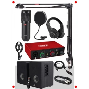 Referans Stüdyo Kayıt Paketi: Mikrofon & Kart