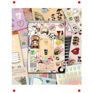 Rengarenk Kendin Yap Sticker Kitabı