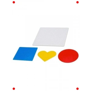 Renkli Boncuk Plaka Seti (4 Adet)