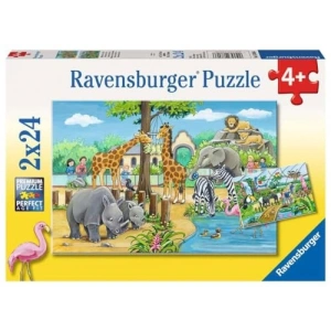 Renkli Hayvan Temalı 48 Parça Puzzle - 3 Yaş ve Üzeri