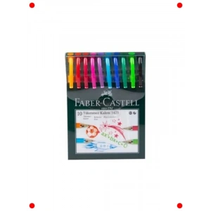 Renkli Tükenmez Kalem Seti | 10 Adet 0.7mm | Ergonomik