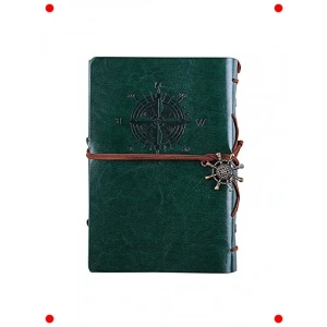 Retro Denizci Not Defteri - Poliüretan Deri Kapak