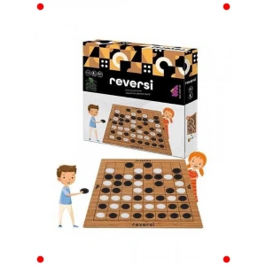 Reversi Tarzı Ahşap Strateji Oyunu 5+ Yaş
