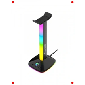RGB Işıklı Oyuncu Kulaklık Standı - USB 3.0 Bağlantılı