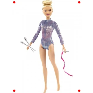 Ritmik Jimnastikçi Bebek Sarı Saçlı Oyuncak Sporcu