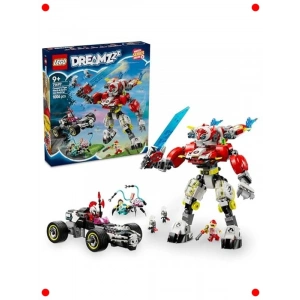 Robot Kaplan ve Hot Rod Araba Yapım Seti (1006 Parça)