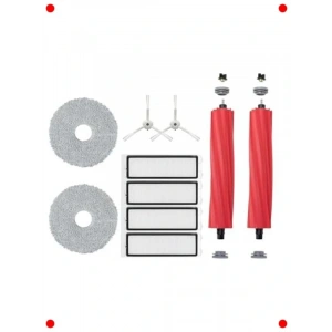 Robot Süpürge Yedek Parça Seti - Fırça, Filtre,  (10 Parça)