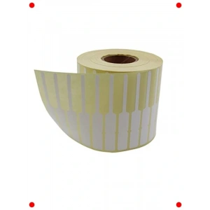 Rulo Takı Etiketleri - 95x12 mm - 4000 Adet PP Opak