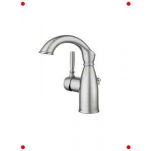 Rustik Fırçalanmış Nikel Lavabo Musluğu