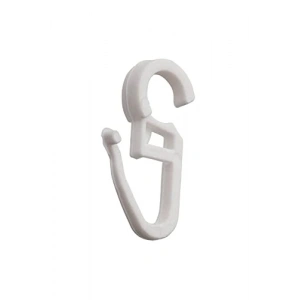 Rustik Perde Klipsi, 25 Adet Beyaz Renk, Pratik ve Kullanışlı