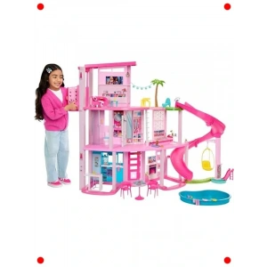 Rüya Bebek Evi - 3 Katlı, Havuzlu, 75+ Aksesuarlı