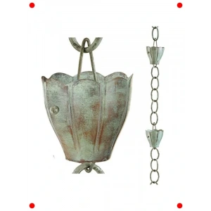 Saf Bakır Çiğdem Yağmur Zinciri, 2.5 Metre