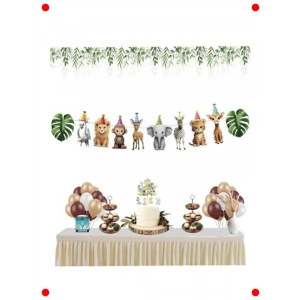 Safari Konsept Doğum Günü Afişi - Büyük Boy