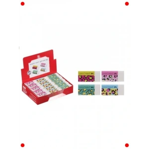 Safari Temalı Toz Bırakmaz Silgi Seti (Asorti)